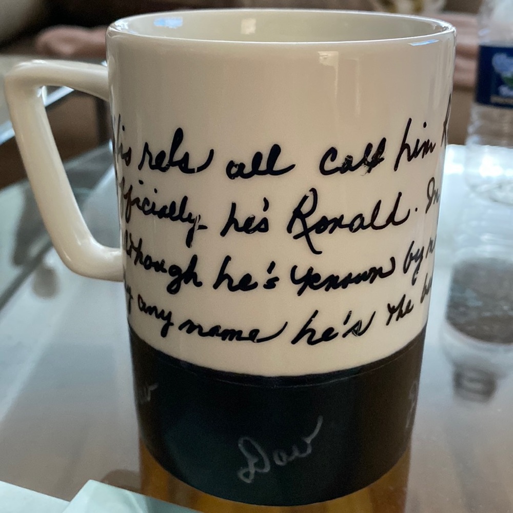 STARBUCKS NAMES COFFEE Mug. CLASS 2014 Art Deco Print COFFEE Mug. B175